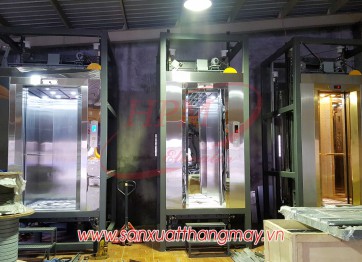 Một số hình ảnh mẫu thang máy lắp đặt tại nhà máy Hải Phú Minh